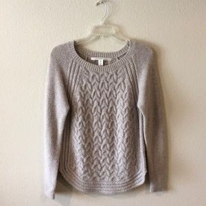 Brown knit sweater